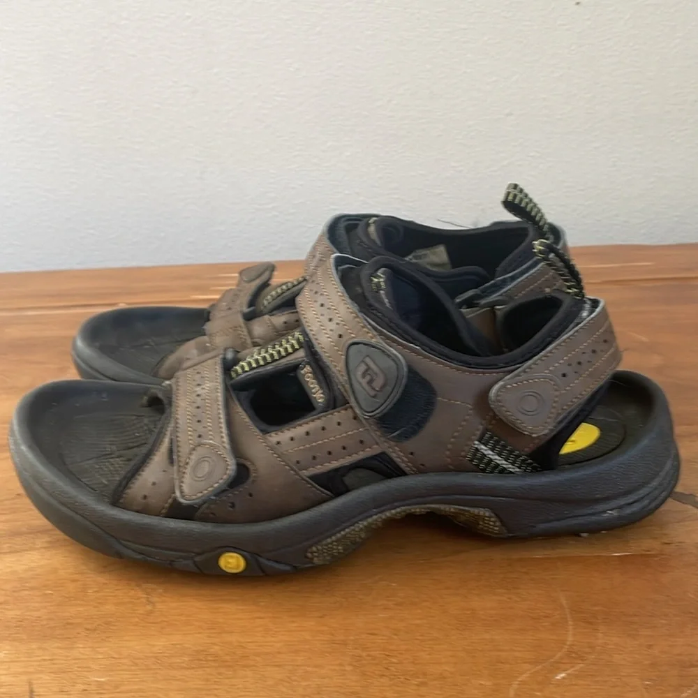 Footjoy Golf Sandals Leather Open Toe Soft Spike Golf Shoes Size 10